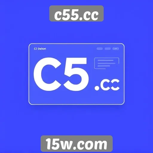 Análise da interface de usuário do c55.cc